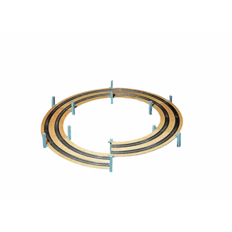 Helix - spiral utbyggnad radie 360mm 1-spårig -Noch 53101