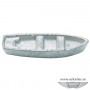 Rowing boat (white metal)