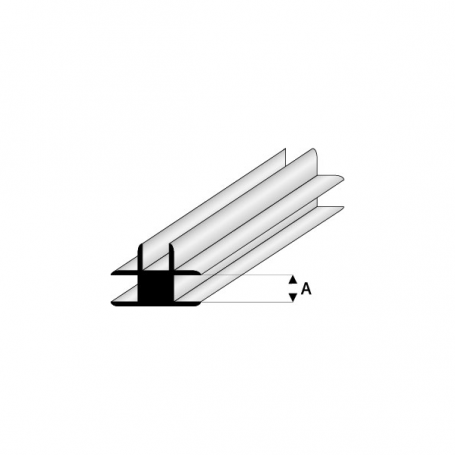 Styrene profile - T-connector