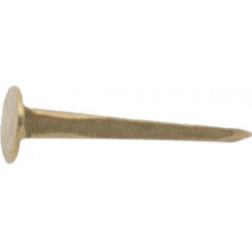 Nails with flat head (brass)