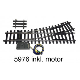 5976 Märklin växel -vä med motor - skala 1 -begagnad
