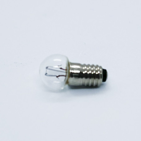 Glödlampa klar / stor glob - gängad 5,5 mm 19 V
