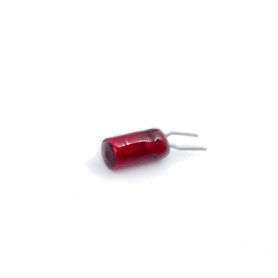 Lightbulb red - 4 mm with connecting pins 16 V