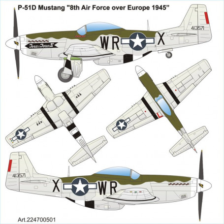 P51D Mustang "8th Air Force over Europe 1945"
