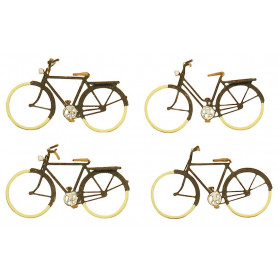 4 Bikes in Z Scale (1:220)