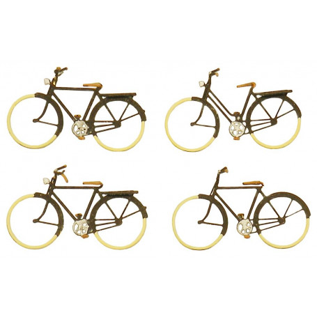 4 Bikes in Z Scale (1:220)