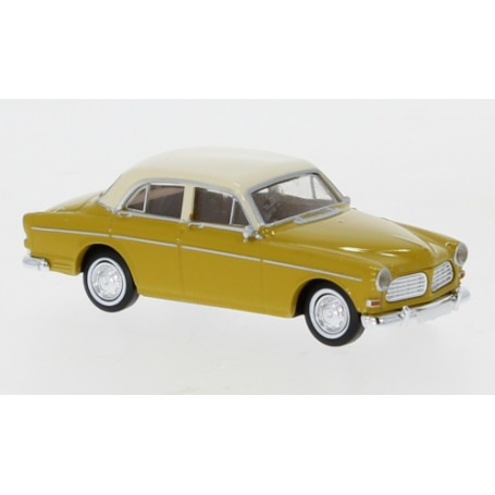 Volvo Amazon 4-door, Yellow/White, 1956