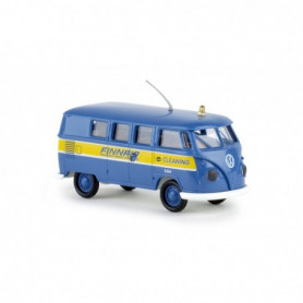 Volkswagen - van, blue, "Finnair Cleaning"