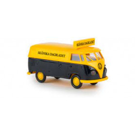 Volkswagen - van, yellow/black, "Skånska Dagsbladet"
