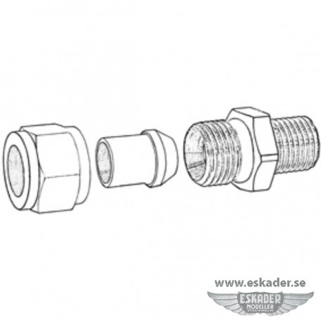 Union - pipe/thread, tapered