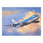 Boeing 747-200, plastbyggsats med färg, lim och penslar. Skala 1:450