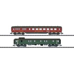 2 german passengercars, Minitrix 15801 (N)