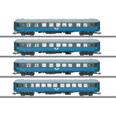 Märklin 43787 - Swedish passenger car set SJ (H0)