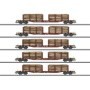 Märklin 47154 - Sats med timmervagnar DB (H0)