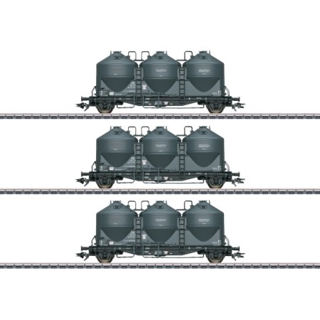 Märklin 48264 - Tyska behållarvagnar Kds 67 DB (H0)