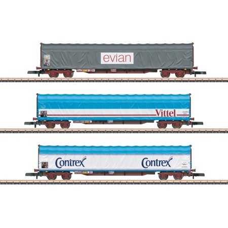 Märklin 82427 - 3 franska pressenningsvagnar (z)