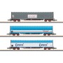 Märklin 82427 - 3 franska pressenningsvagnar (z)