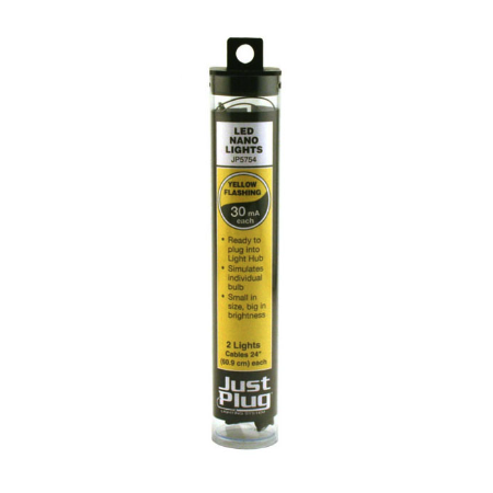 Yellow/Flashing LED Light (Nano) Just Plug Lighting System