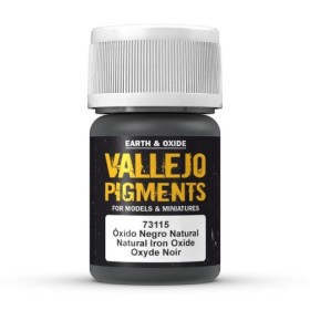 Pigment, Järnoxid -svart, 30 ml - Vallejo 73115