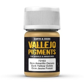 Pigment, Dark yellow ochre, 30 ml - Vallejo 73103