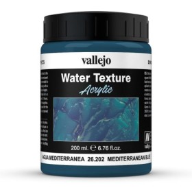 Water, mediterranean blue, 200 ml - Vallejo 26202