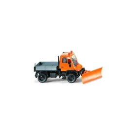 Unimog U 400 with snow plow - Wiking (H0)
