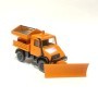 Unimog, With plow and gravel dispenser - Wiking (H0)