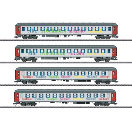42906.1 Swedish passenger car set "Snälltåget" (H0)