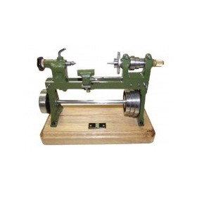 Model lathe (for turning wood), working model as a kit