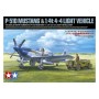 Tamiya 25205, N/A P-51D Mustang™ & 1/4-ton 4x4 Light Vehicle Set, byggsats skala 1/48