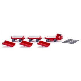 Baggage Train, Red - Wiking (H0)