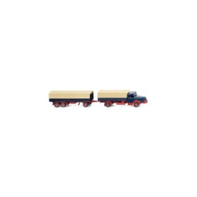 Krupp Titan, Covered truck with trailer - Wiking (H0)
