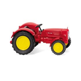 MAN 4R3, Traktor, Röd - Wiking (H0)