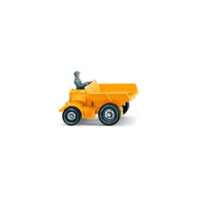 Minidumper with driver, Yellow - Wiking (H0)