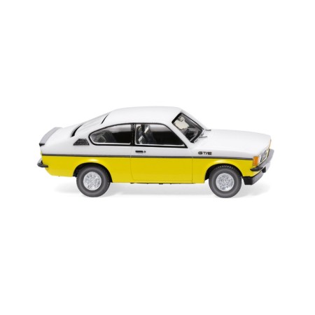 Opel Kadett C Coupé GT/E - Yellow/White - Wiking (H0)