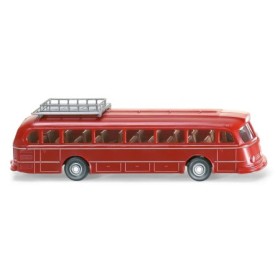 Pulmann, Buss med takkorg, Röd - Wiking (H0)