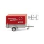 Trailer with tarpaulin "Hellweg" - Wiking (H0)