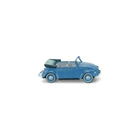 VW 1200 "Beetle" Cabriolet, Blue - Wiking (H0)