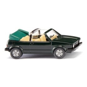 VW Golf I Cabriolet - Mörkgrön - Wiking (H0)