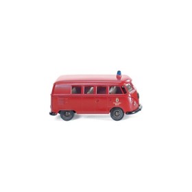 VW T1 Transporter, Minibuss, Brandkår - Wiking (H0)