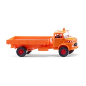 MB LAK 710, Flatbed tipper, municipal orange