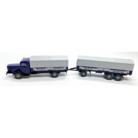Büssing, Truck with trailer, Blue