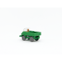 Wiking 477/1A - Grön Unimog med flak - Retro H0
