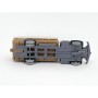 Wiking 158/3EM - Grey/Brown MB 5000 flat bed truck - Retro H0