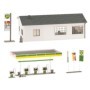 Faller 130345- Bensinstation med verkstad, skala 1:87