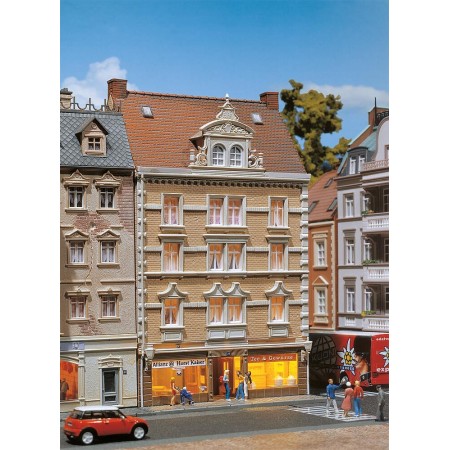 Faller 130448- Stadshus "Allianz" + "Tea & Spices", skala 1:87