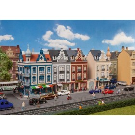 Faller 130701- Rad med hus "Beethovenstraße", skala 1:87