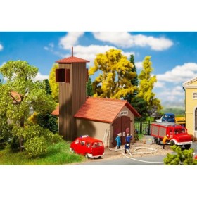 Faller 131383- Fire brigade engine house, scale 1:87