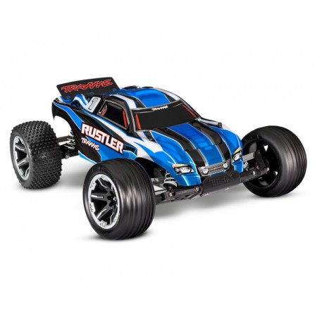 Traxxas 1/10 Rustler 2WD RC (med batteri/laddare)
