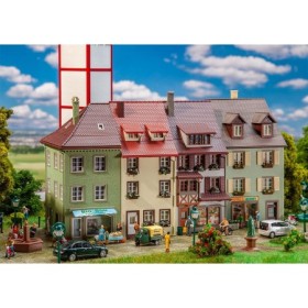 Faller 130708- 3 Small-town houses, skala 1:87